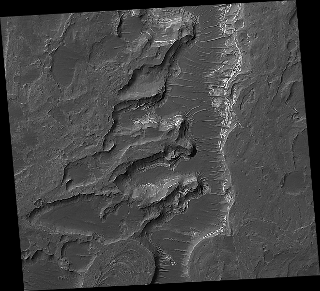 MOC cPROTO image of a portion of Eberswalde delta, image S01-00795.