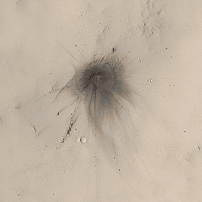 Click here to view captioned releases regarding new impact craters that formed on Mars between May 1999 and March 2006.